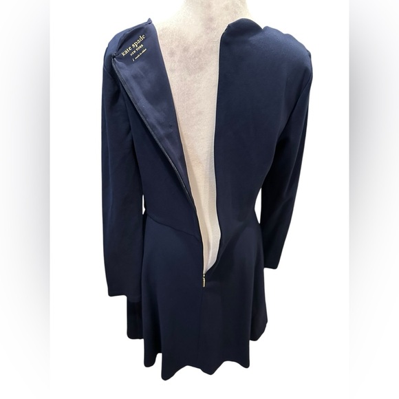 Kate Spade Elegant Navy Blue Dress size L - Picture 10 of 12